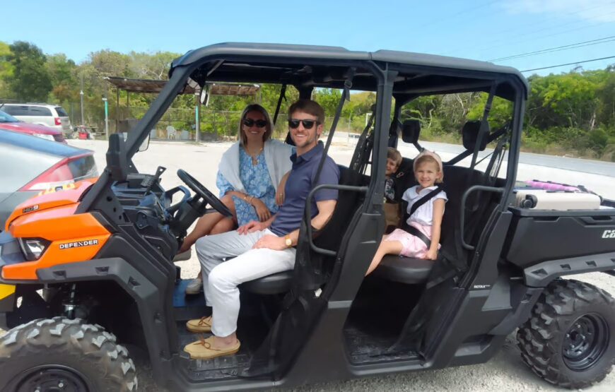 Exuma, Bahamas: 6-Seater Buggy Rental with Bluetooth speaker
