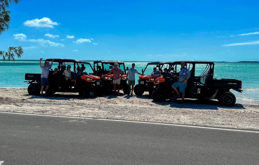 Exuma, Bahamas: 6-Seater Buggy Rental with Bluetooth speaker