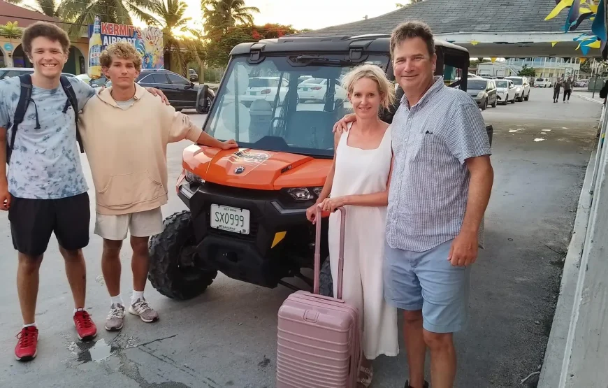 Exuma, Bahamas: 6-Seater Buggy Rental with Bluetooth speaker