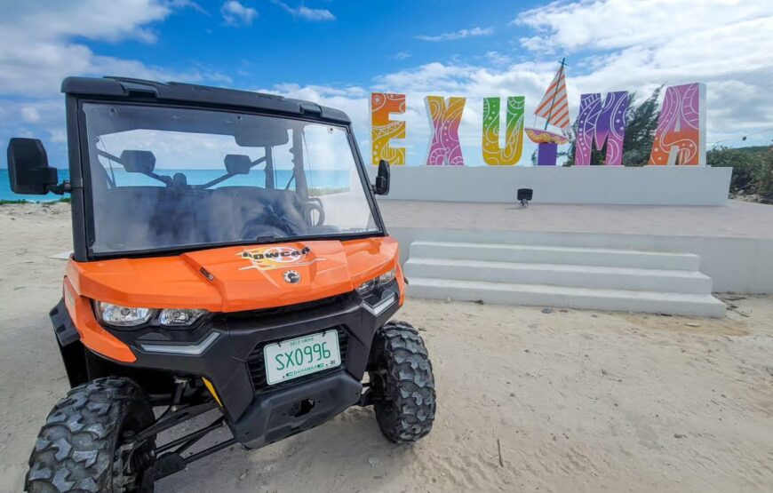 Exuma, Bahamas: 6-Seater Buggy Rental with Bluetooth speaker