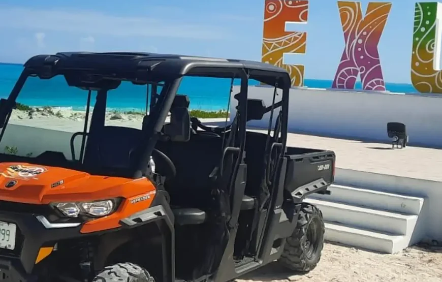 Exuma, Bahamas: 6-Seater Buggy Rental with Bluetooth speaker